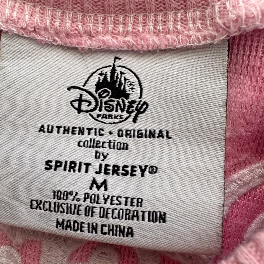 Disney Parks Walt Disney World Spirit Jersey Kids M Pink Tie Dye Sherpa Fleece